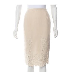 Lafayette 148 silk skirt vintage